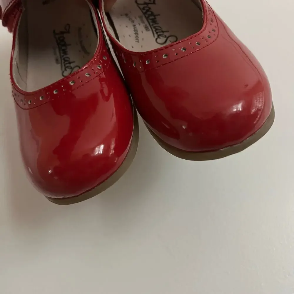 Footmates red patent leather Mary Janes